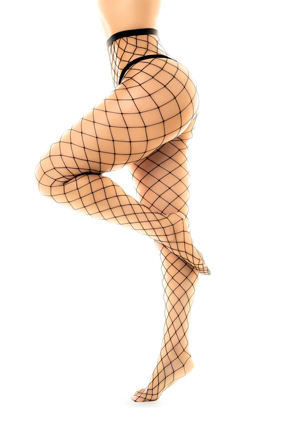 Midnight Fence Net Pantyhose