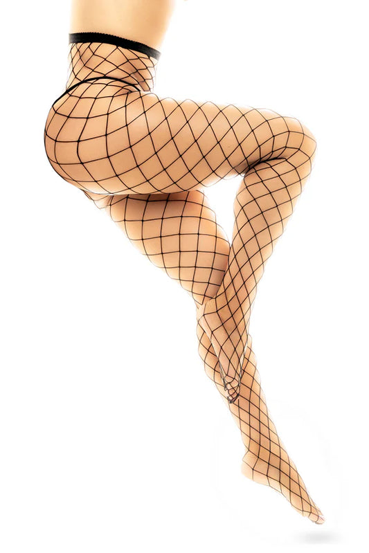 Midnight Fence Net Pantyhose