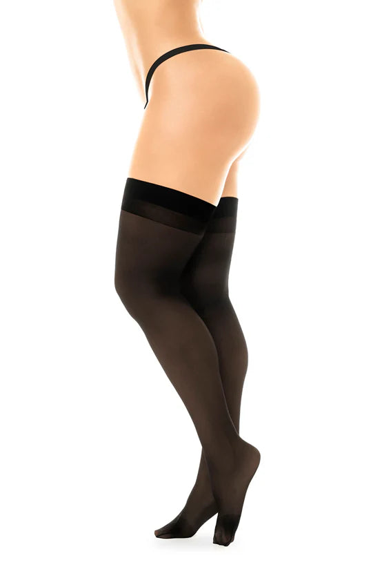 Classic Sheer Back Seam Thigh Highs